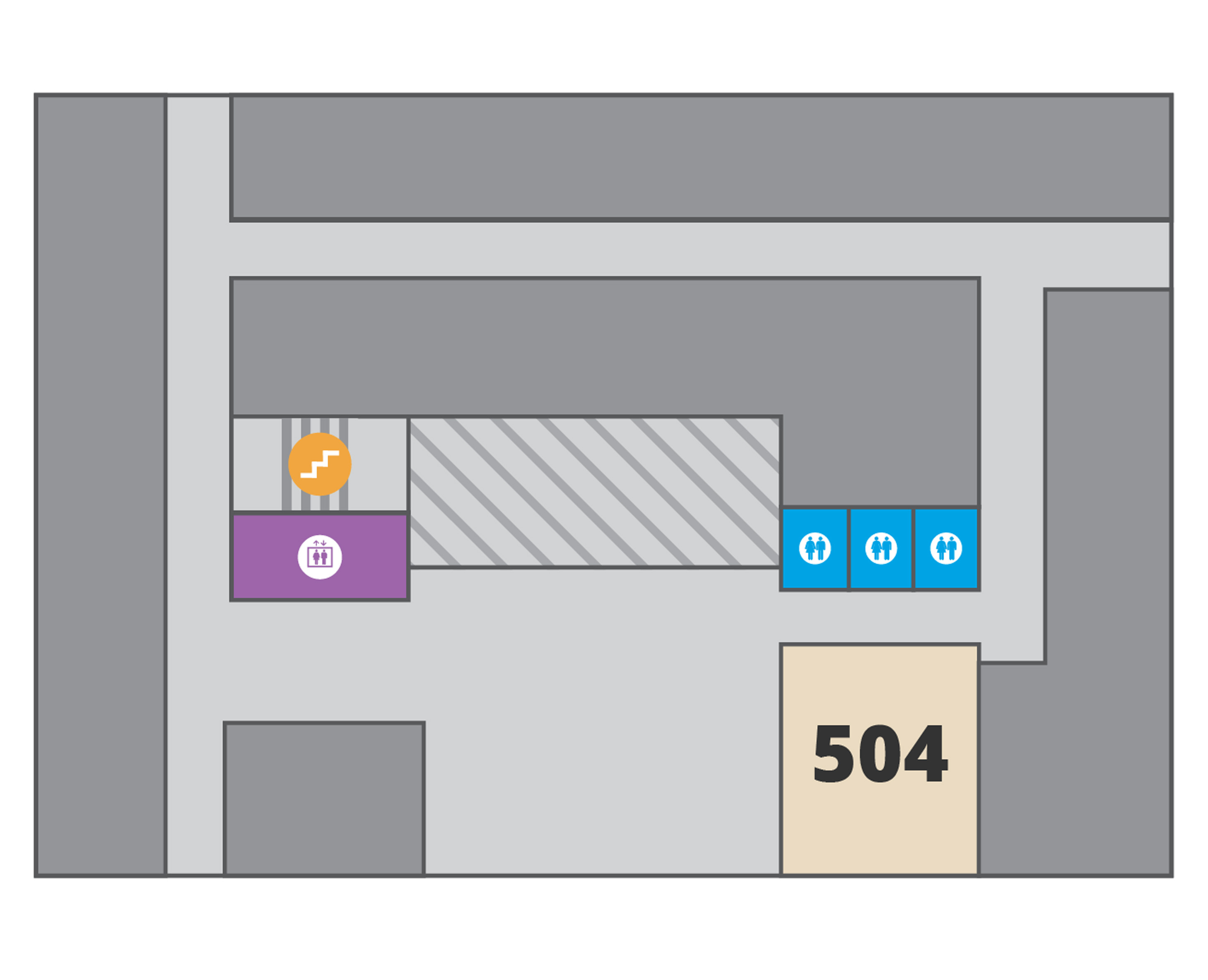 UC Campus 500 Level Floor Plan