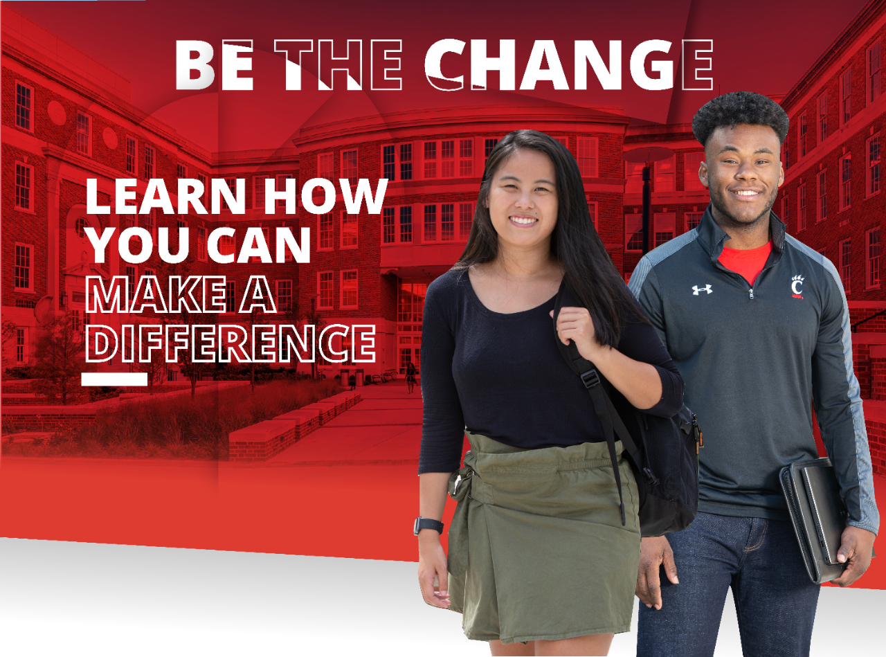 Be The Change and Learn how you can make a difference!
