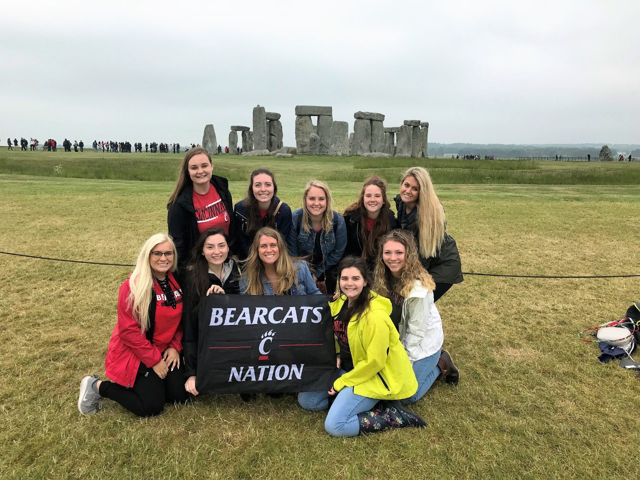 Students traveling in Botswana