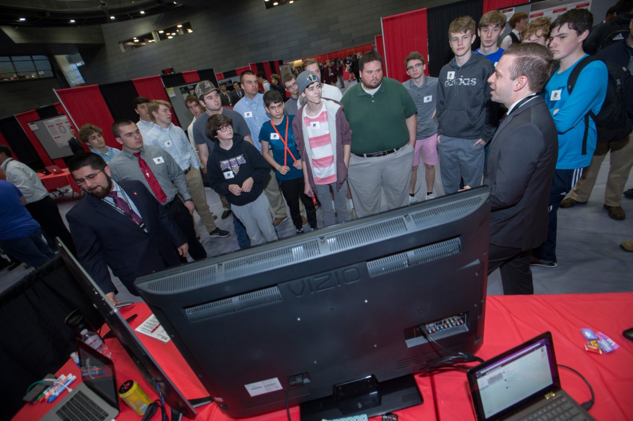 UC Information Technology students showcased their projects during the 2019 IT Expo at the Recreation Center. UC/ Joseph Fuqua II